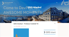 Desktop Screenshot of gdgistanbul.com