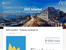 Tablet Screenshot of gdgistanbul.com